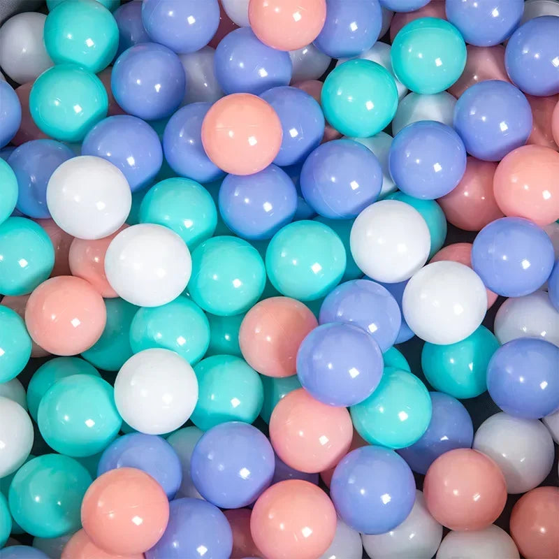 100-pcs Soft Play Balls for Kids – dia 55mm, mixed colours sets