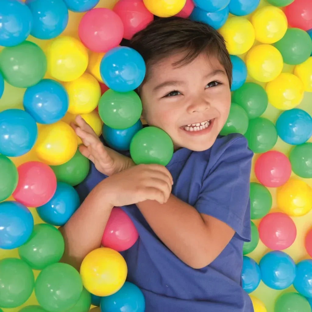 100-pcs Soft Play Balls for Kids – dia 55mm, mixed colours sets