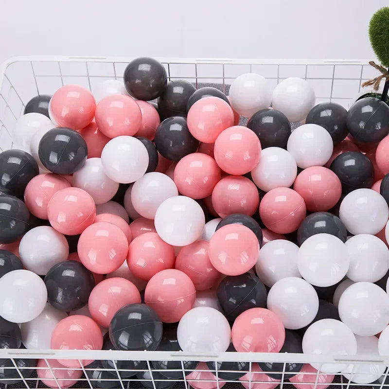 100-pcs Soft Play Balls for Kids – dia 55mm, mixed colours sets