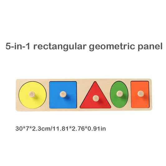 Wooden Shape and Colour Matching Boards for Babies & Toddlers