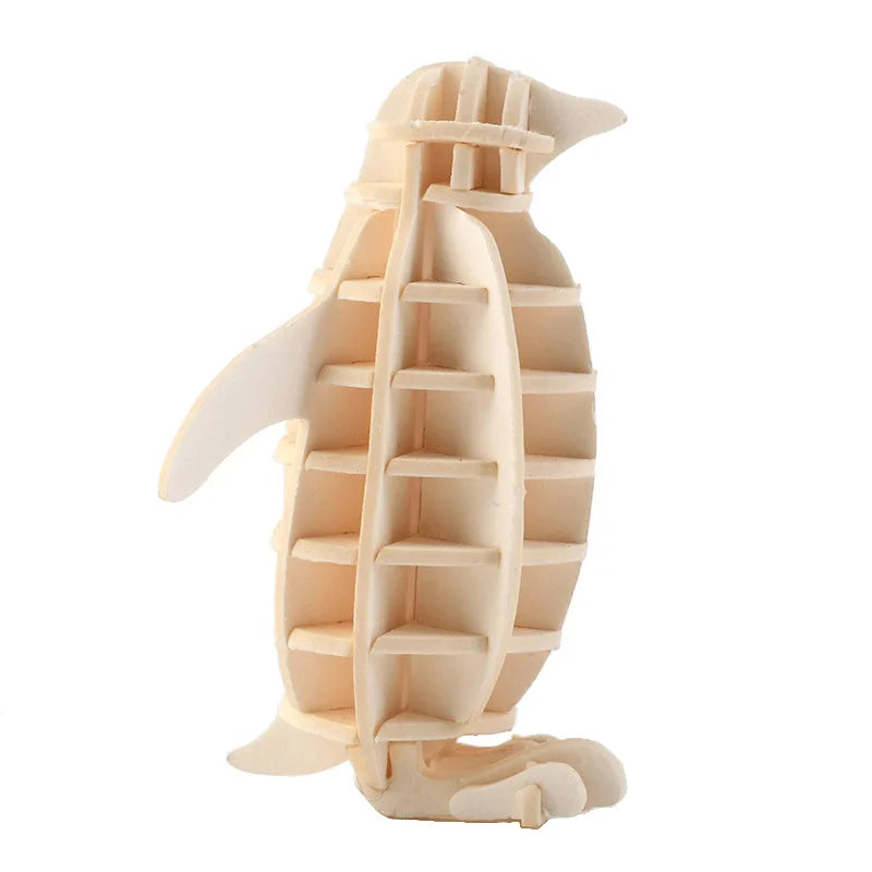 STEM 3D Wooden Skeleton Model Puzzle Sets - Animals, Birds and Sea Creatures
