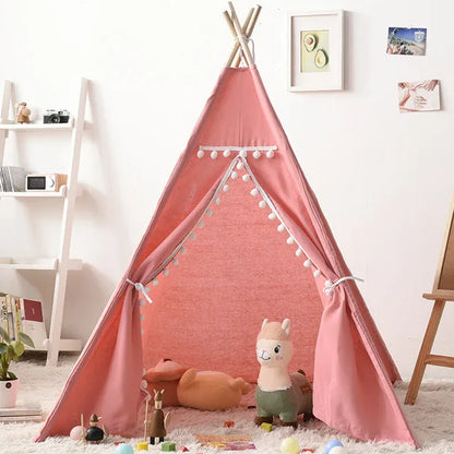 1.3m Kids' Play Teepee Tent