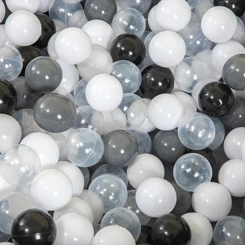 50-pcs Soft Play Balls for Kids – dia 55mm, mixed colours sets