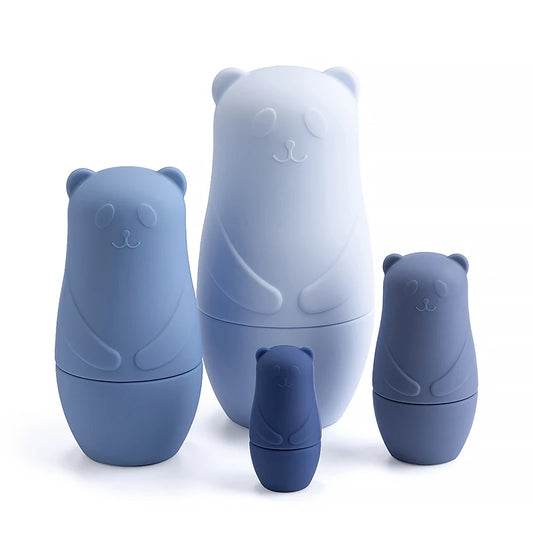 Montessori Silicone Nesting Doll Sets for Babies