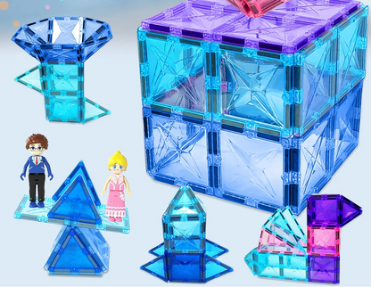 Magnetic Building Blocks Sets, 7.5cm - 42-pcs Princess Castle