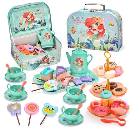 44-Piece Tea Party Play Set - Mermaid
