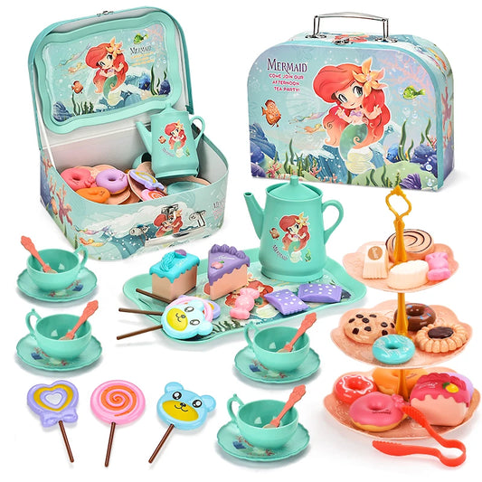 44-Piece Tea Party Play Set - Mermaid