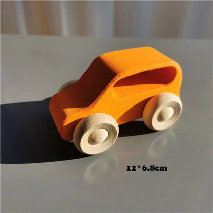 Wood Montessori Toys Rainbow Stacking Bridge Cars Matryoshka Dolls Forest Trees for Kids Educational Blocks Play