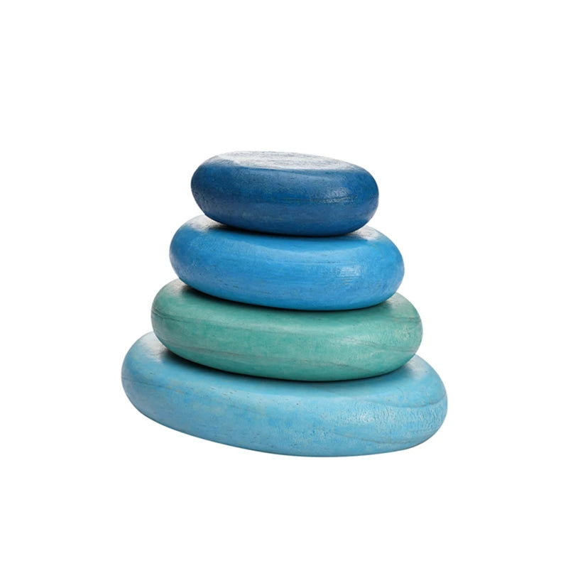 Wooden Stacking Balance Stones