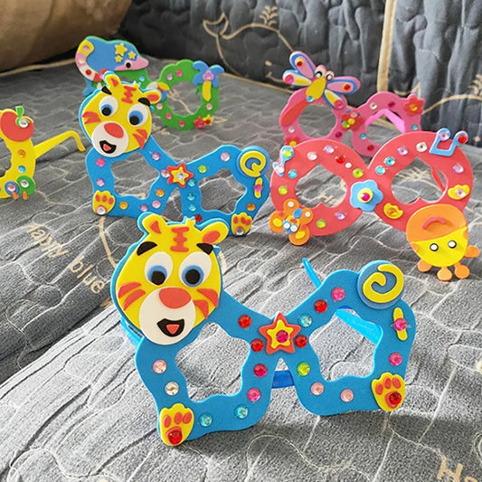 5-pieces DIY EVA Glasses Kit – Kids Craft Set