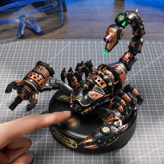 ROKR Heavy Equipment Battlefield Scorpion Building Toy