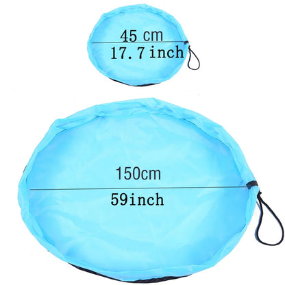 Kids' Toy Storage Bag & Play Mat in two sizes