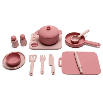 3-Piece Silicone Cooking Play Set