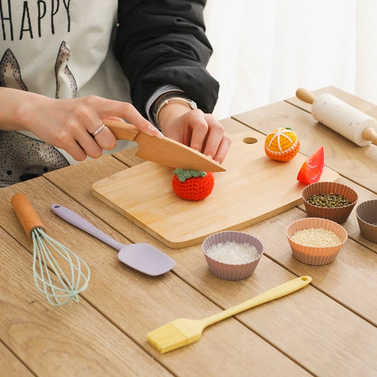 Montessori Kitchen Toys Play Set for Toddlers