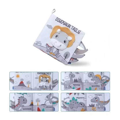Animal Sensory Soft Book for Babies – Early Learning Toy for Ages 0 to 12 Months