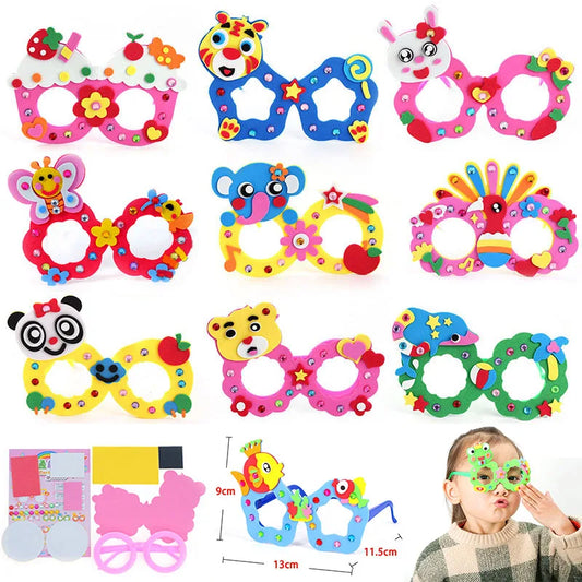 5-pieces DIY EVA Glasses Kit – Kids Craft Set