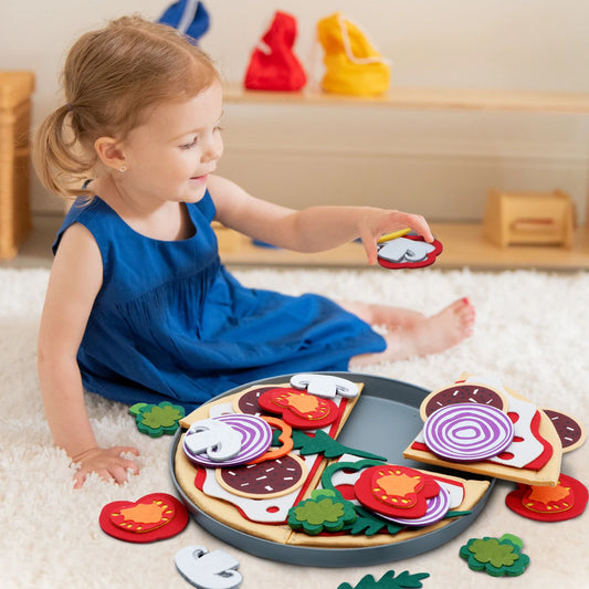 Felt Pizza Play Set
