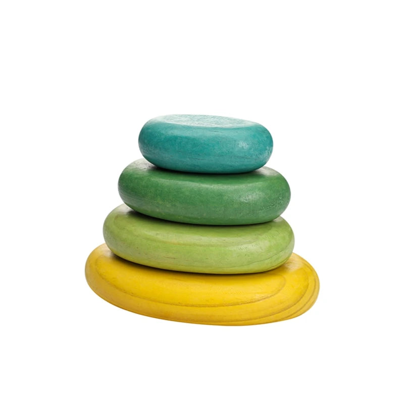Wooden Stacking Balance Stones