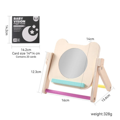 Montessori Mirror with Visual Cards