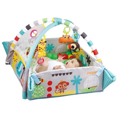 Multifunctional Baby Play Mat with Activity Frame – Crawling & Learning Fun