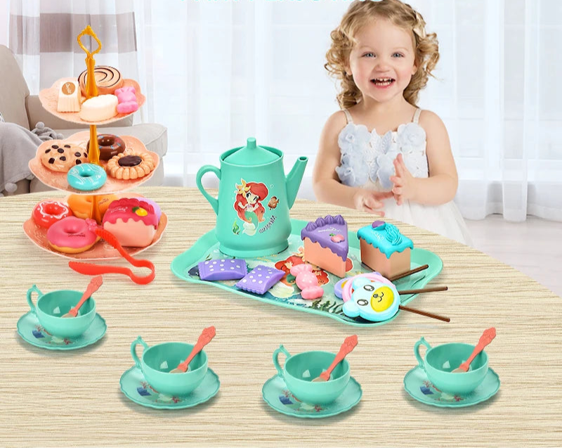 44-Piece Tea Party Play Set - Mermaid
