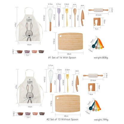 Montessori Kitchen Toys Play Set for Toddlers