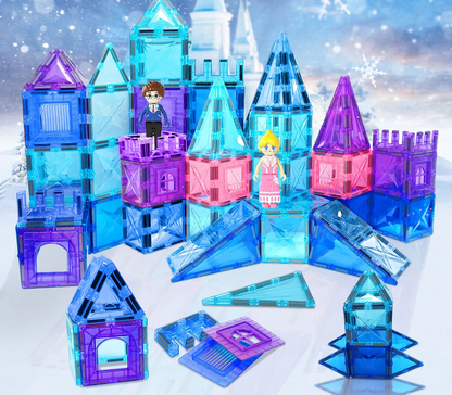 Magnetic Building Blocks Sets, 7.5cm - 42-pcs Princess Castle