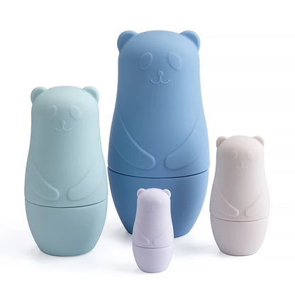 Montessori Silicone Nesting Doll Sets for Babies