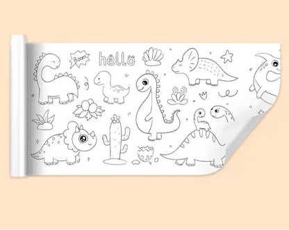 Kids’ Drawing & Painting Roll, 3m x 30cm – Mess-Free Sticky Art Paper Sets