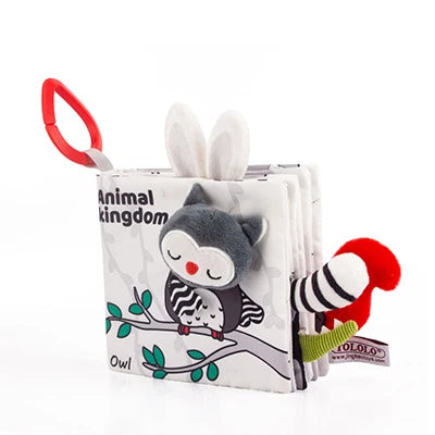 Animal Sensory Soft Book for Babies – Early Learning Toy for Ages 0 to 12 Months