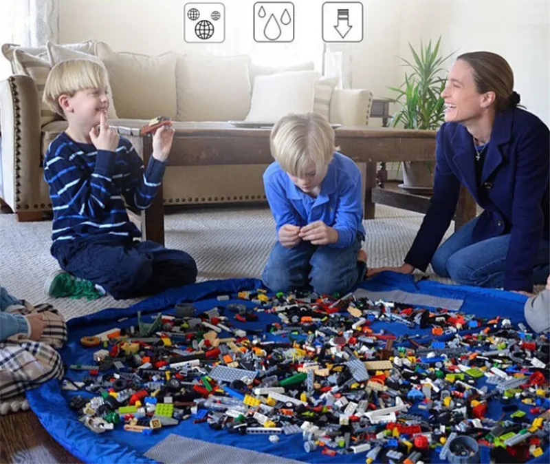 Kids' Toy Storage Bag & Play Mat in two sizes