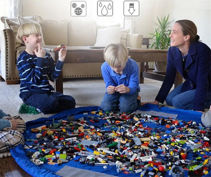 Kids' Toy Storage Bag & Play Mat in two sizes