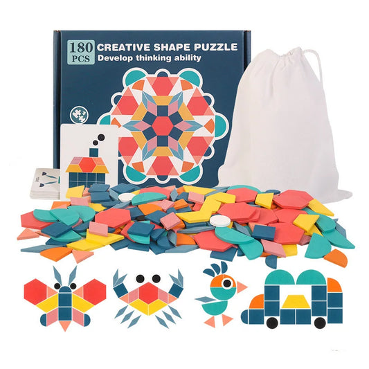 Wooden 3D Puzzle – 180 Pieces