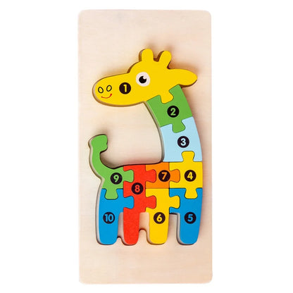 Wooden Puzzle Sets, Animals