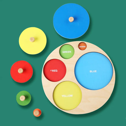 Wooden Shape and Colour Matching Boards for Babies & Toddlers