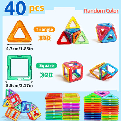 Magnetic Tiles Building Blocks Set