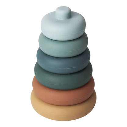 Montessori Silicone Stacking Blocks Sets - Pyramids