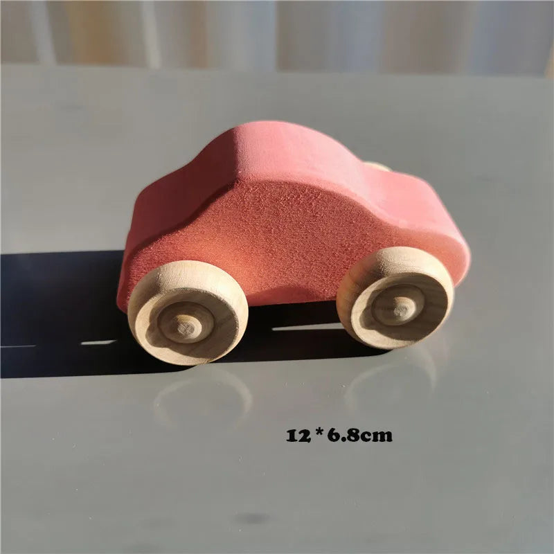 Wood Montessori Toys Rainbow Stacking Bridge Cars Matryoshka Dolls Forest Trees for Kids Educational Blocks Play