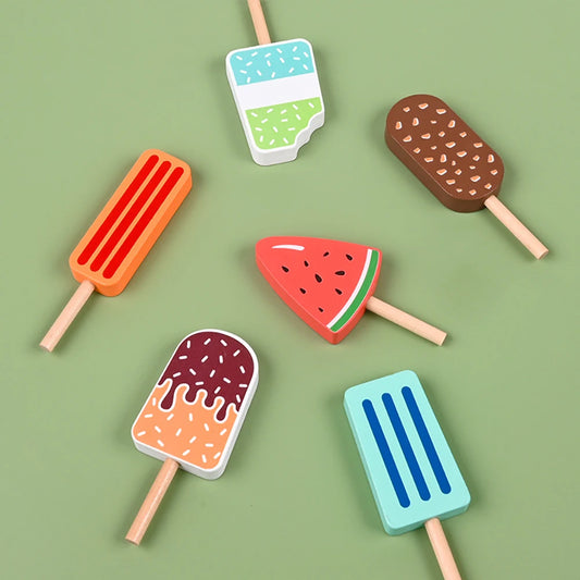 Wooden Ice Cream Play Set