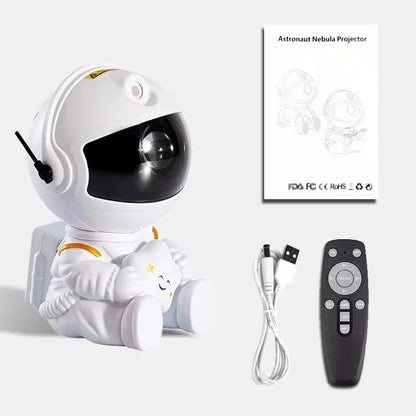 Galaxy Star Astronaut Projector – LED Night Light for Kids