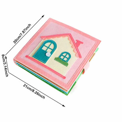 Pink House Felt Busy Board