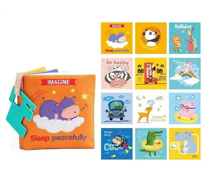 Animal Sensory Soft Book for Babies – Early Learning Toy for Ages 0 to 12 Months
