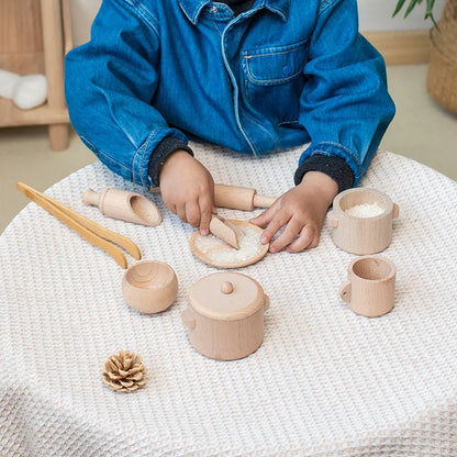Montessori Wooden Kitchen & Tea Set