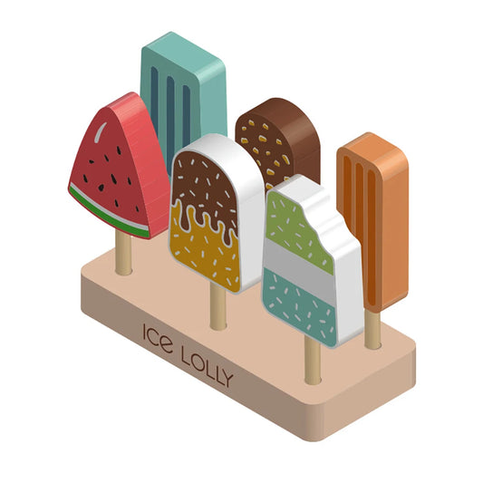 Wooden Ice Cream Play Set