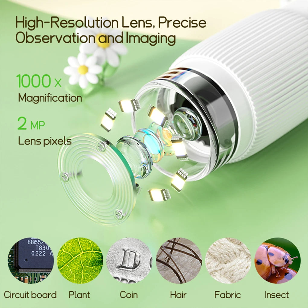 2-Inch Pocket Microscope for Kids