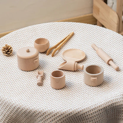 Montessori Wooden Kitchen & Tea Set