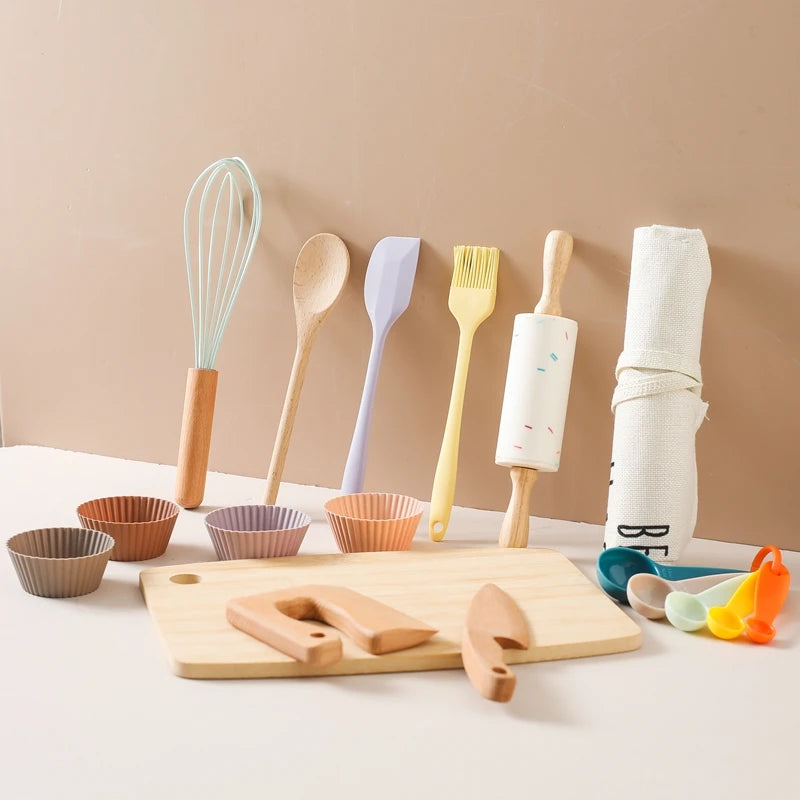 Montessori Kitchen Toys Play Set for Toddlers