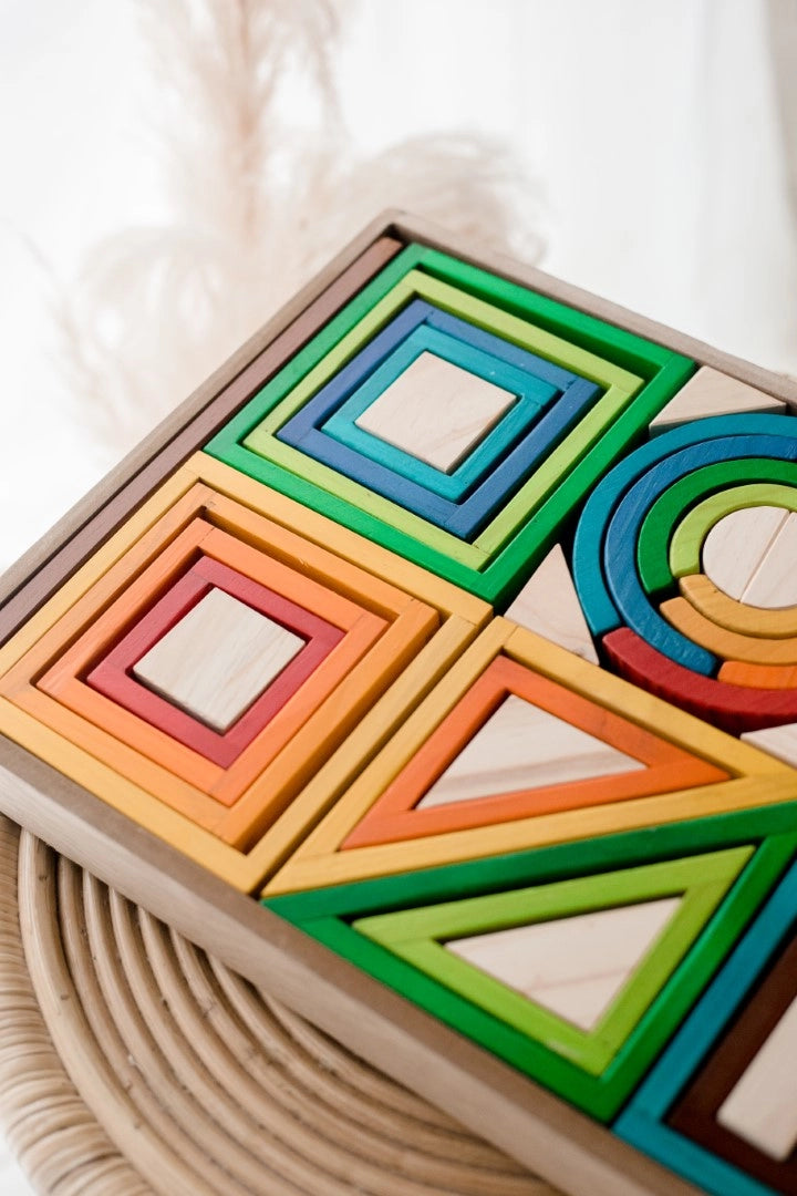 Rainbow Nesting Blocks