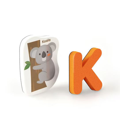 Magnetic Colourful Animals + 26 Uppercase Letters
