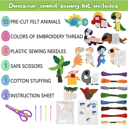 Animal and Dinosaur Sewing Kits for Kids – Make Your Own Friends!